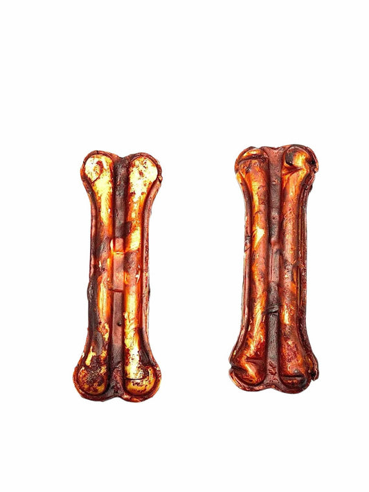 5″ Beef Liver Glazed Collagen Pressed Bone